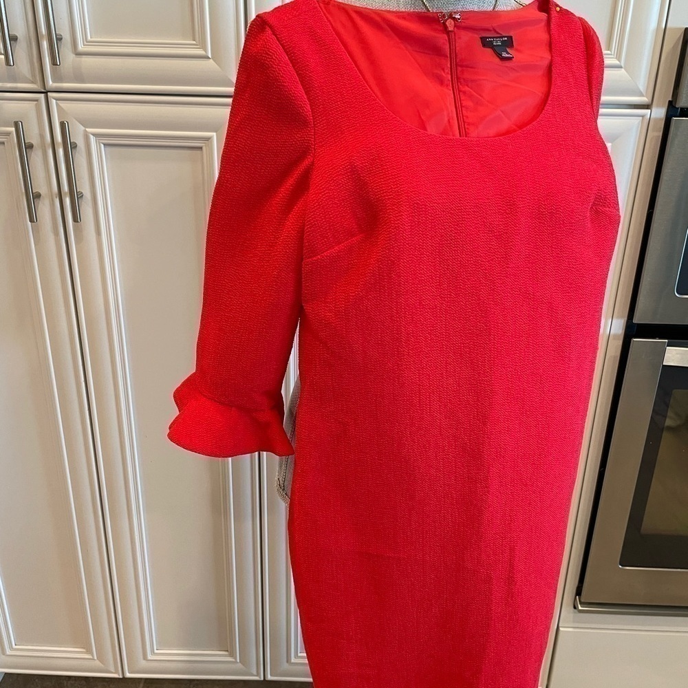 Ann Taylor red dress
